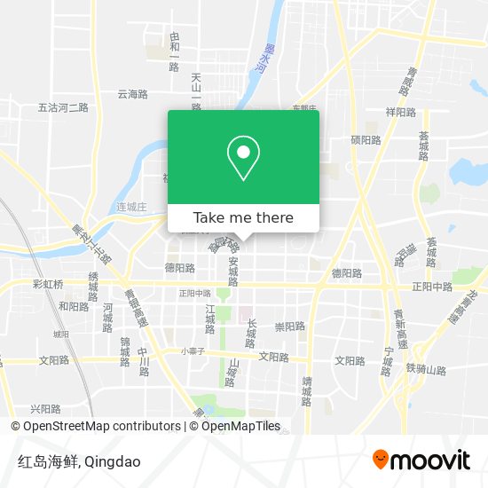 红岛海鲜 map