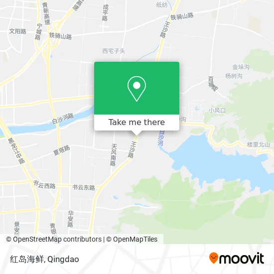 红岛海鲜 map