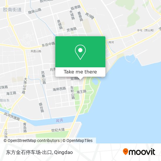 东方金石停车场-出口 map