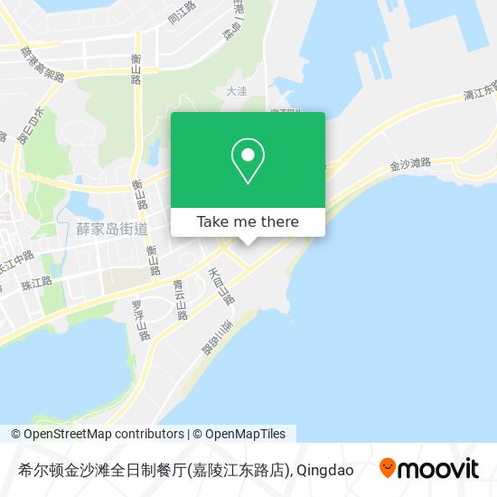希尔顿金沙滩全日制餐厅(嘉陵江东路店) map