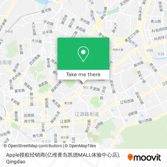 Apple授权经销商(亿维青岛凯德MALL体验中心店) map