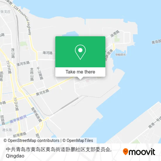 中共青岛市黄岛区黄岛街道卧鹏社区支部委员会 map