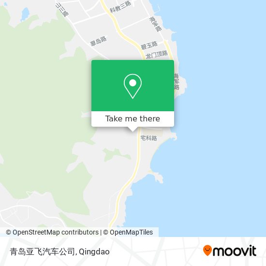 青岛亚飞汽车公司 map