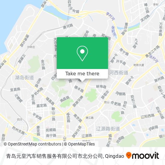 青岛元皇汽车销售服务有限公司市北分公司 map