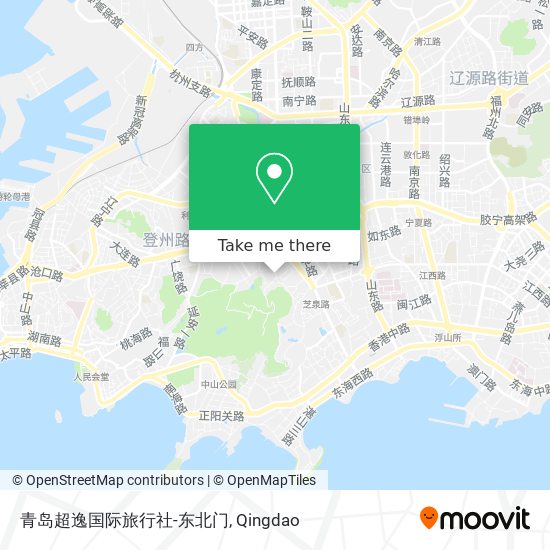 青岛超逸国际旅行社-东北门 map