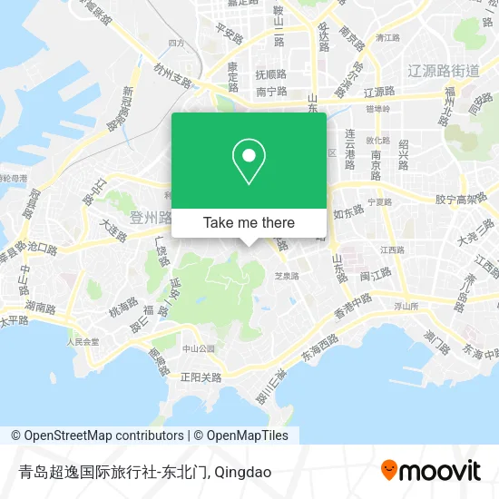 青岛超逸国际旅行社-东北门 map
