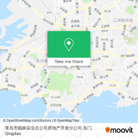 青岛市园林实业总公司房地产开发分公司-东门 map