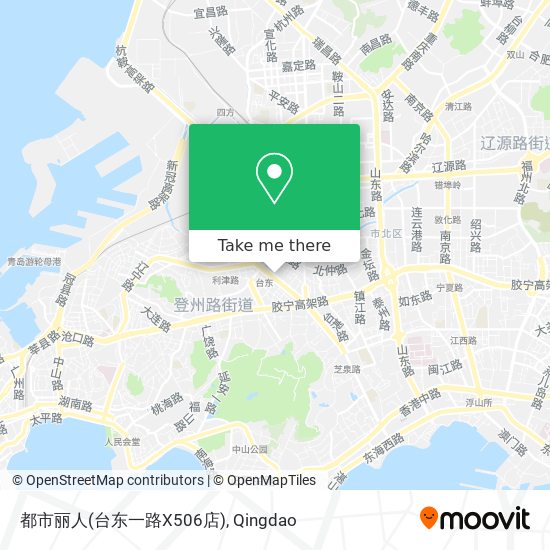 都市丽人(台东一路X506店) map