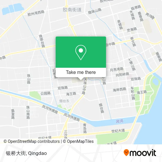 银桥大街 map