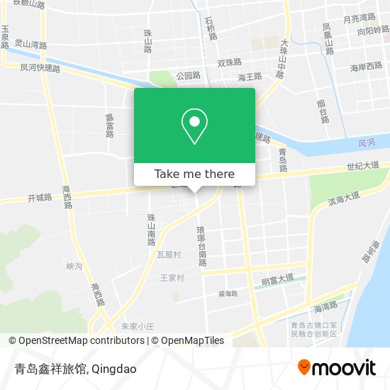 青岛鑫祥旅馆 map