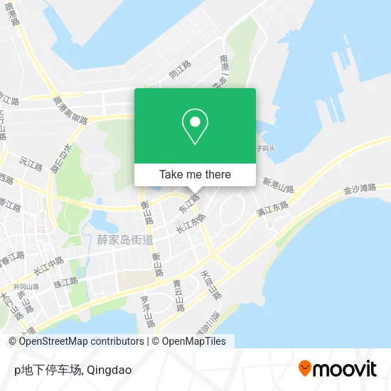 p地下停车场 map