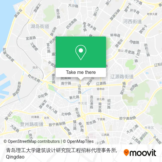 青岛理工大学建筑设计研究院工程招标代理事务所 map