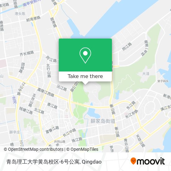 青岛理工大学黄岛校区-6号公寓 map