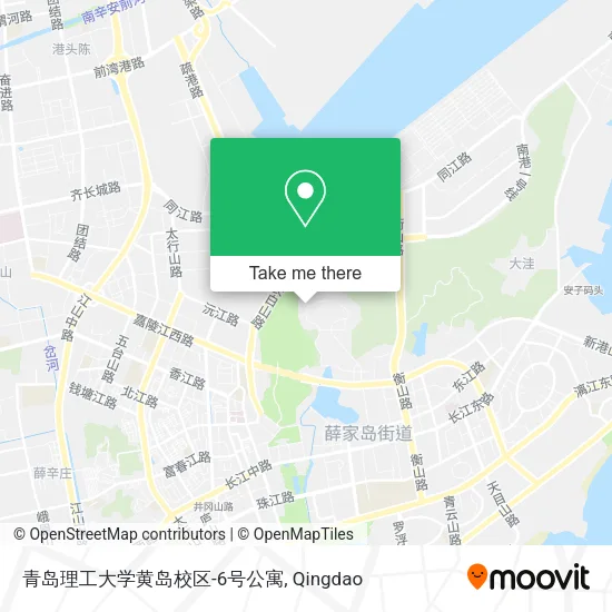 青岛理工大学黄岛校区-6号公寓 map