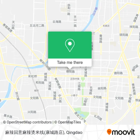 麻辣回意麻辣烫米线(康城路店) map