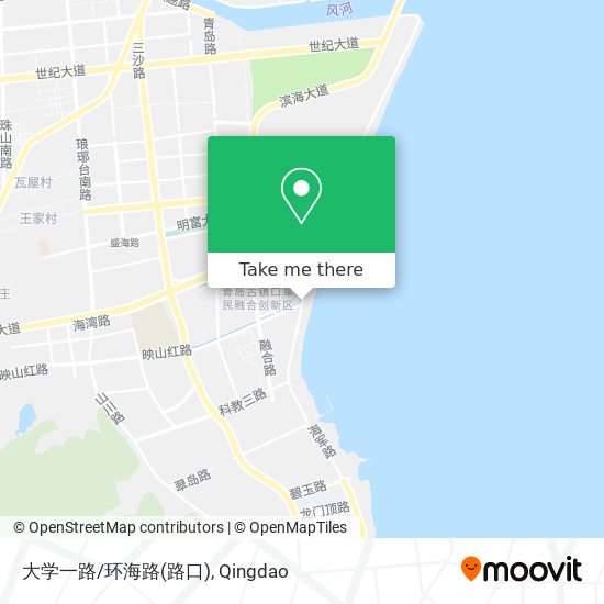 大学一路/环海路(路口) map