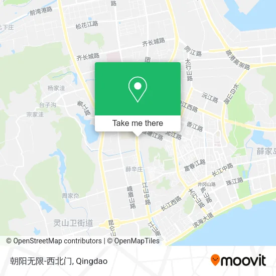 朝阳无限-西北门 map