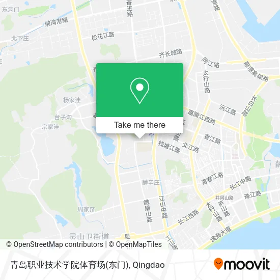 青岛职业技术学院体育场(东门) map
