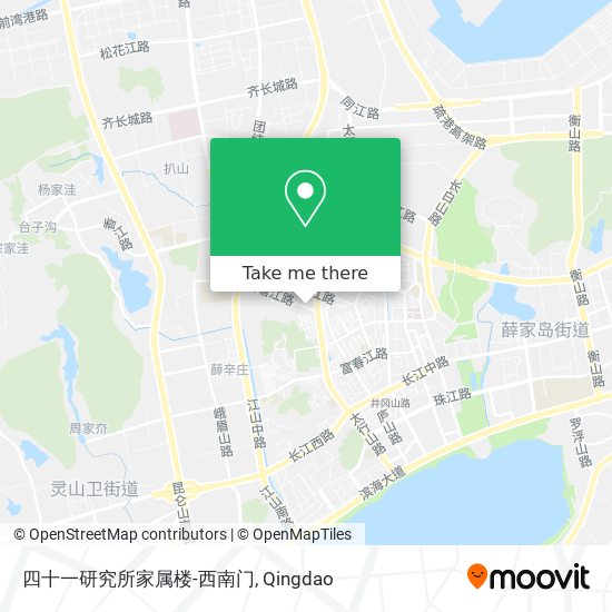 四十一研究所家属楼-西南门 map