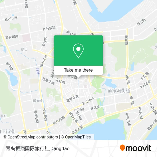 青岛振翔国际旅行社 map