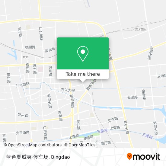 蓝色夏威夷-停车场 map