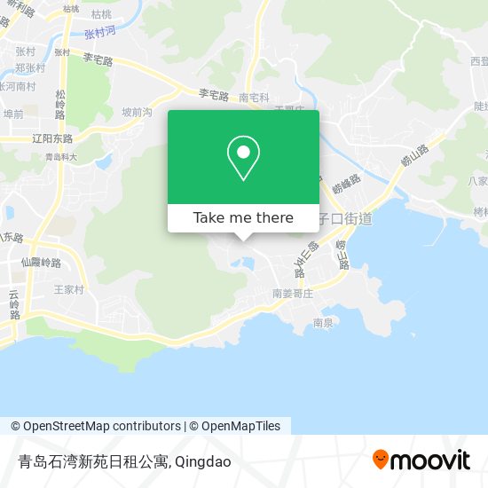 青岛石湾新苑日租公寓 map