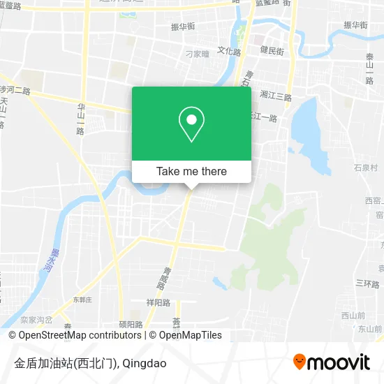 金盾加油站(西北门) map