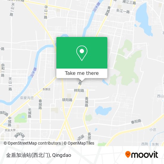 金盾加油站(西北门) map