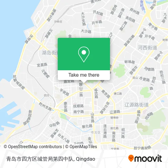 青岛市四方区城管局第四中队 map