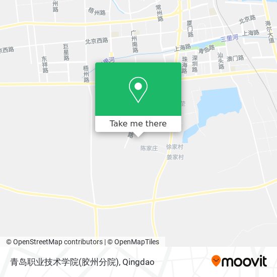 青岛职业技术学院(胶州分院) map