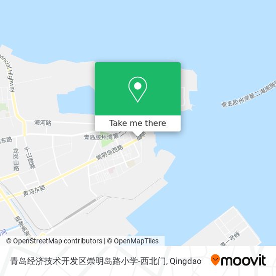 青岛经济技术开发区崇明岛路小学-西北门 map