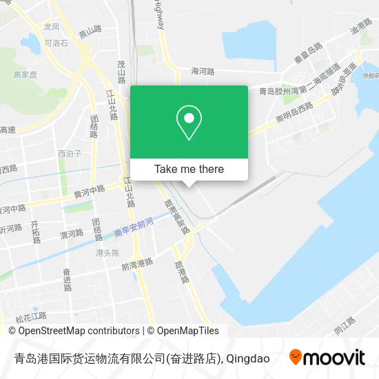 青岛港国际货运物流有限公司(奋进路店) map
