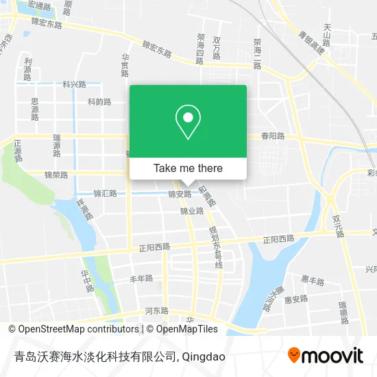 青岛沃赛海水淡化科技有限公司 map
