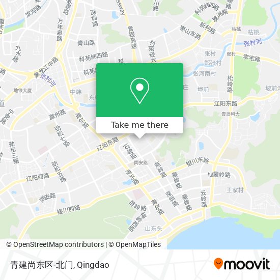 青建尚东区-北门 map