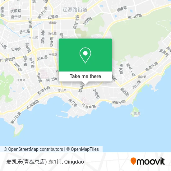 麦凯乐(青岛总店)-东1门 map
