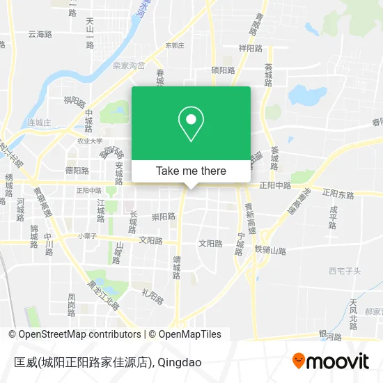 匡威(城阳正阳路家佳源店) map