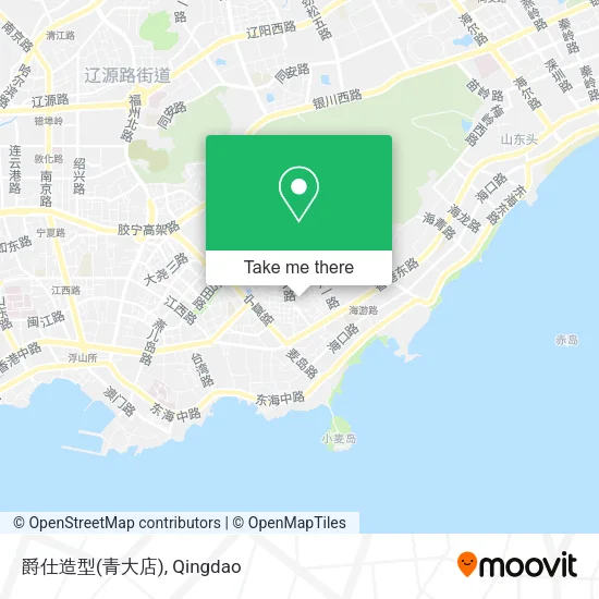 爵仕造型(青大店) map