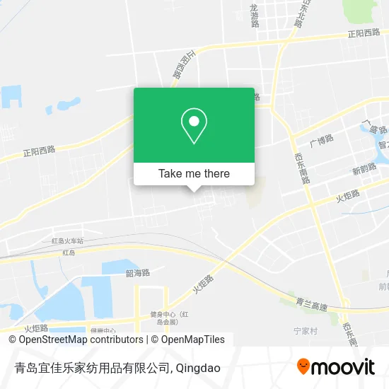 青岛宜佳乐家纺用品有限公司 map
