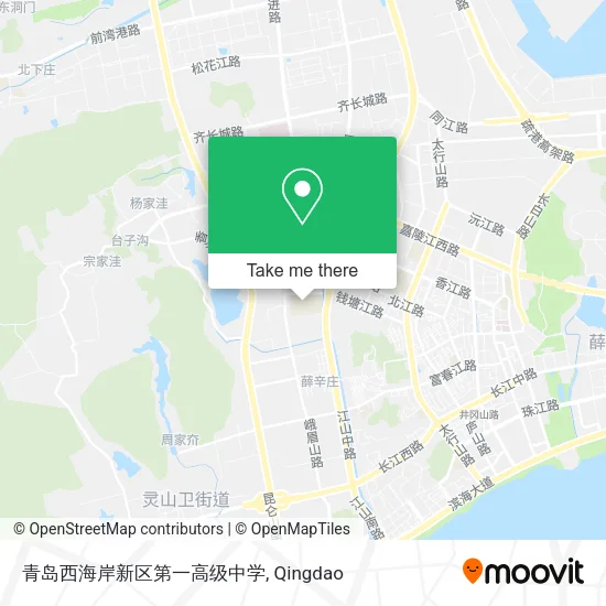 青岛西海岸新区第一高级中学 map