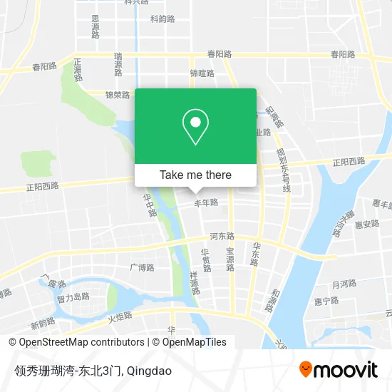 领秀珊瑚湾-东北3门 map