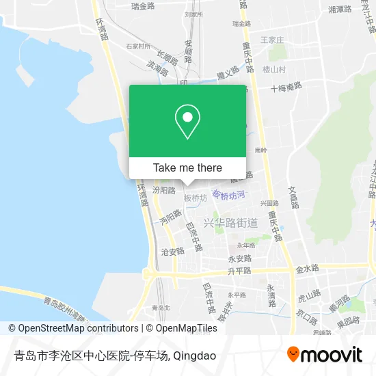 青岛市李沧区中心医院-停车场 map