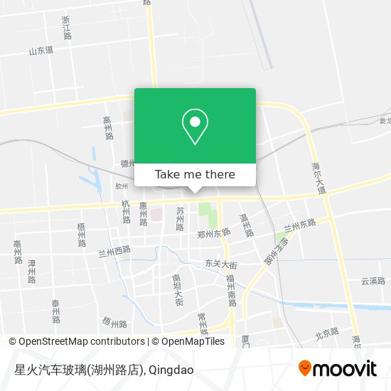 星火汽车玻璃(湖州路店) map