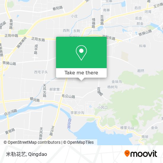 米勒花艺 map