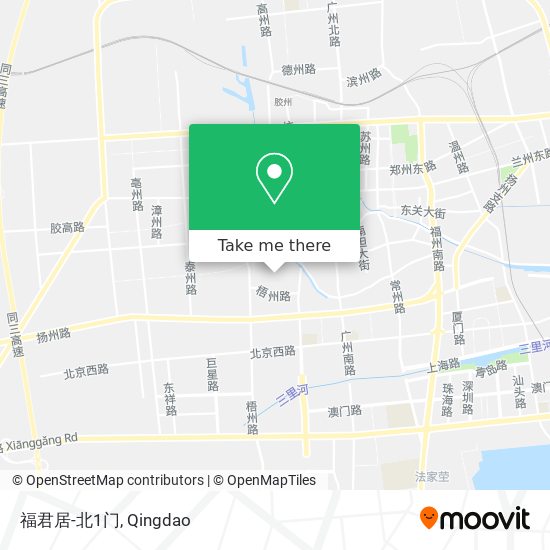 福君居-北1门 map