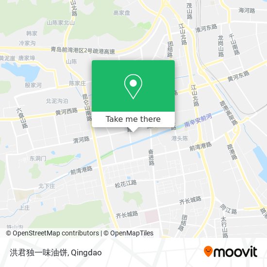 洪君独一味油饼 map