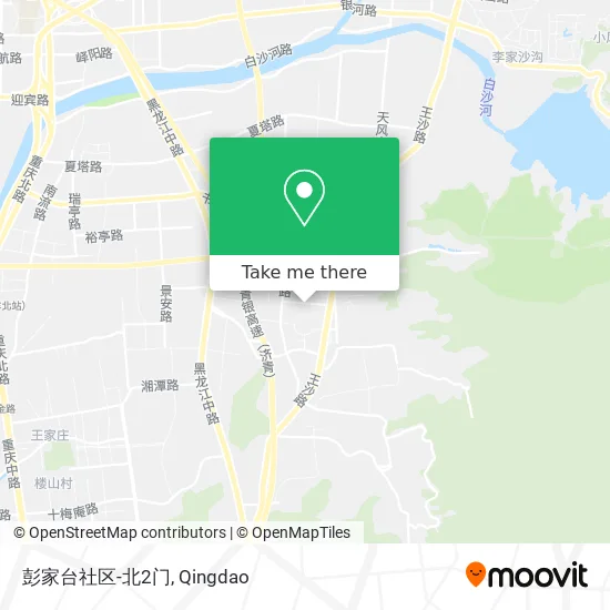 彭家台社区-北2门 map