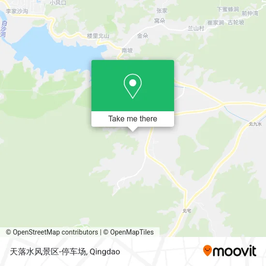 天落水风景区-停车场 map