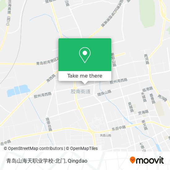 青岛山海天职业学校-北门 map