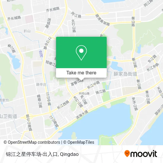 锦江之星停车场-出入口 map