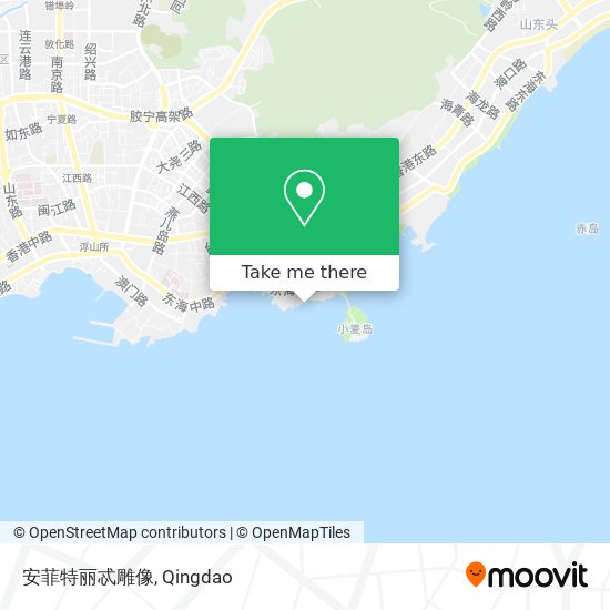 安菲特丽忒雕像 map